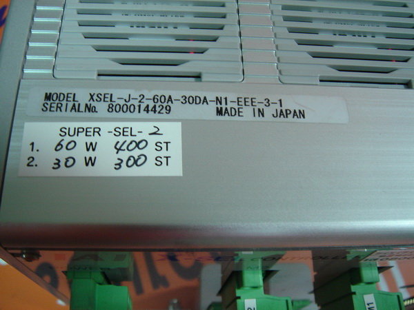 IAI X-SEL CONTROLLER XSEL-J-2-60A-30DA-N1-EEE-3-1 - 裕益科技自動化